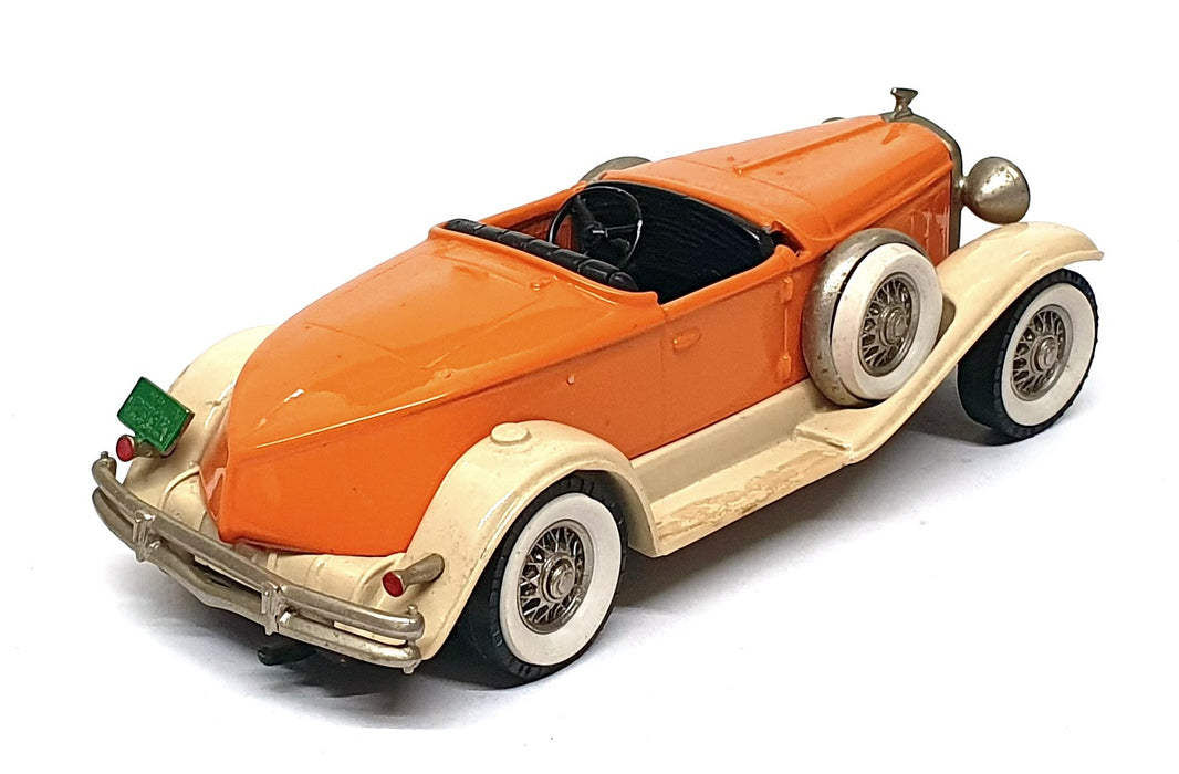 Brooklin 1/43 Scale BRK12 - 1931 Hudson Greater 8 Murray Body - Orange/Cream