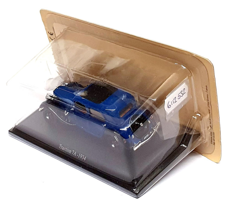 Atlas Editions 1/43 Scale 6112 532 - 1934 Citroen Traction 7A - Blue