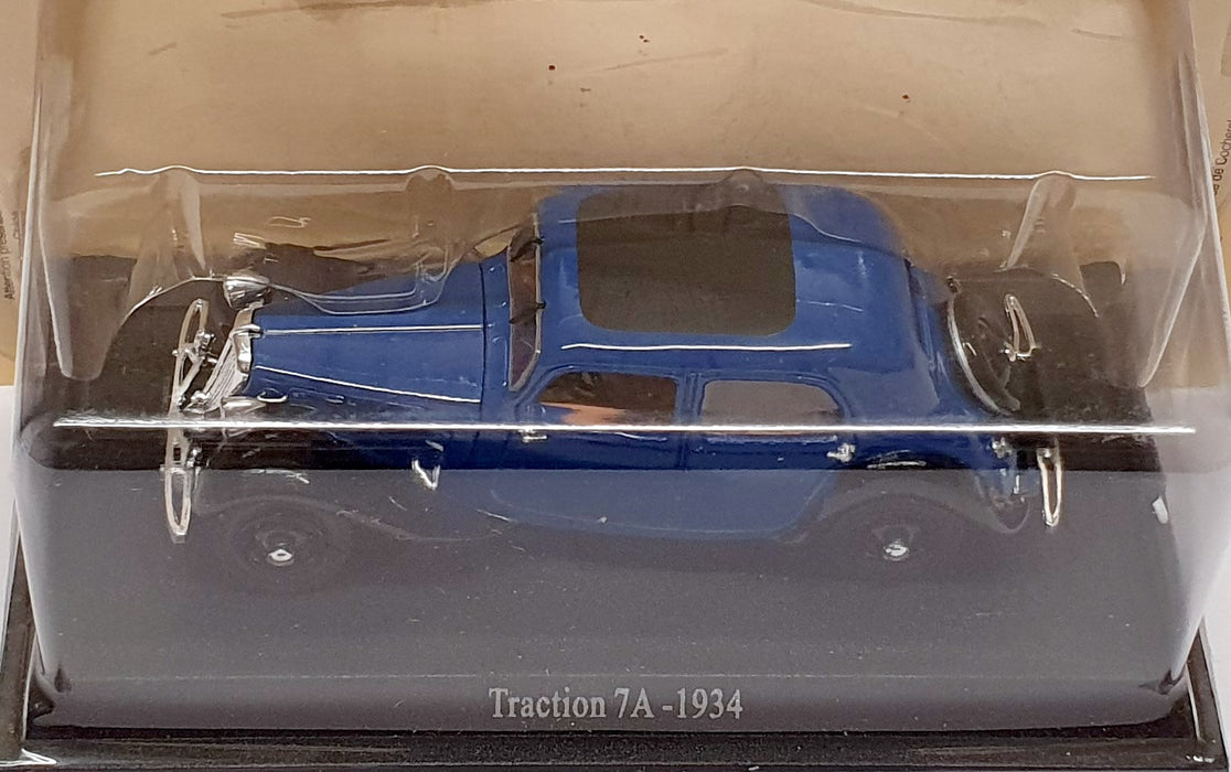Atlas Editions 1/43 Scale 6112 532 - 1934 Citroen Traction 7A - Blue