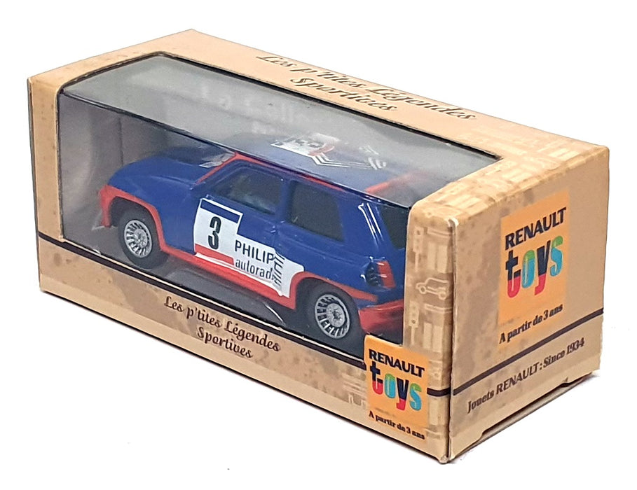 Norev 1/64 Scale 77 11 423 397 UV1 - Renault Alpine A110 Rally Car #3 - Blue