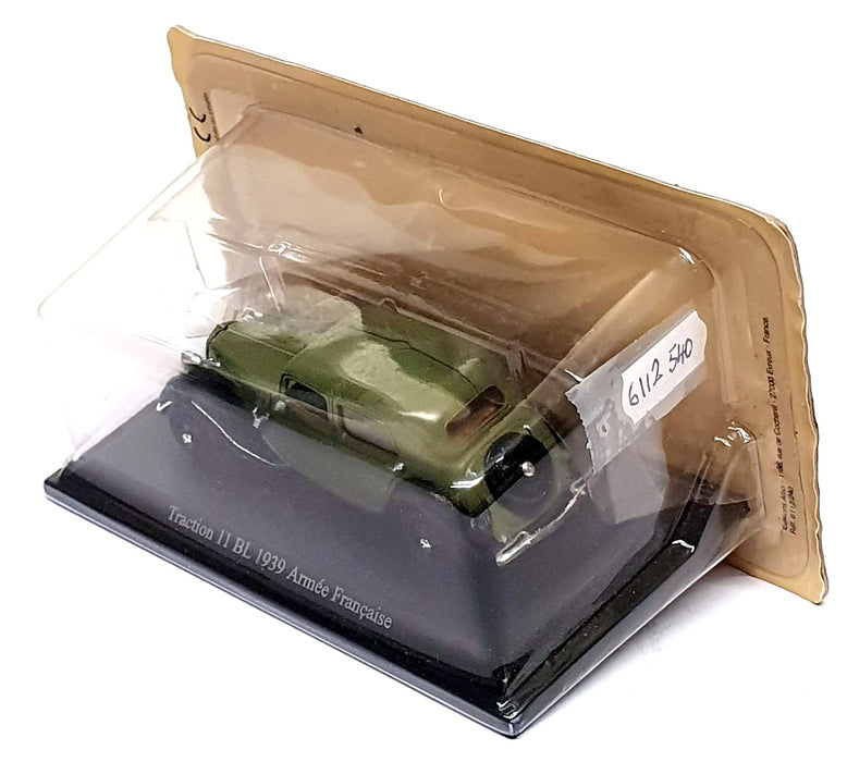 Atlas Editions 1/43 Scale 6112 540 - 1939 Citroen Traction 11 BL Armee Francaise