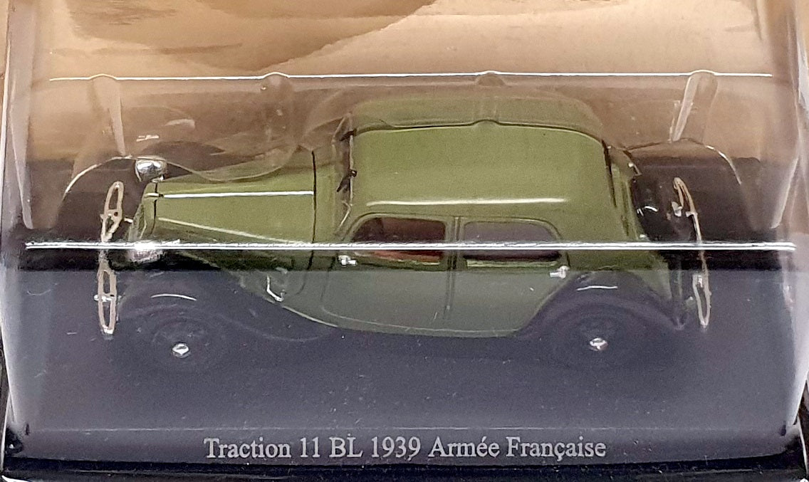 Atlas Editions 1/43 Scale 6112 540 - 1939 Citroen Traction 11 BL Armee Francaise