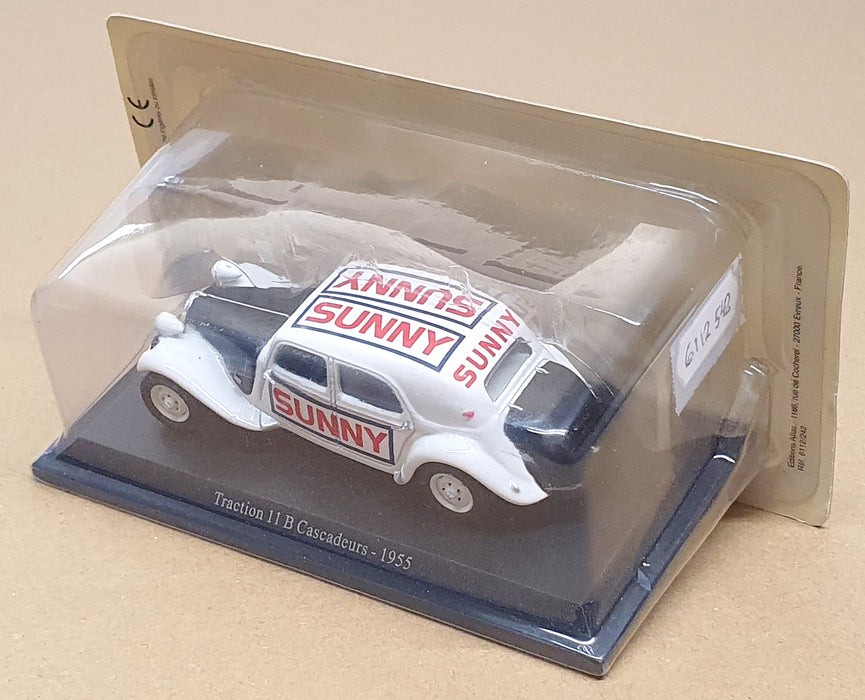 Atlas Editions 1/43 Scale 6112 542 - 1955 Citroen Traction 11 B Cascadeurs