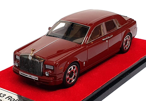 CMR Precision Models 1/43 Scale 297499 - 2006 Rolls Royce Phantom - Dk. Red
