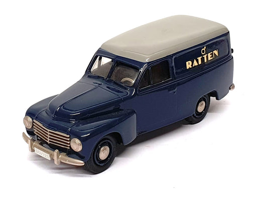 Rob Eddie 1/43 Scale No.8y - 1953 Volvo PV445 Van Ratten - Blue/Grey 1 Of 500