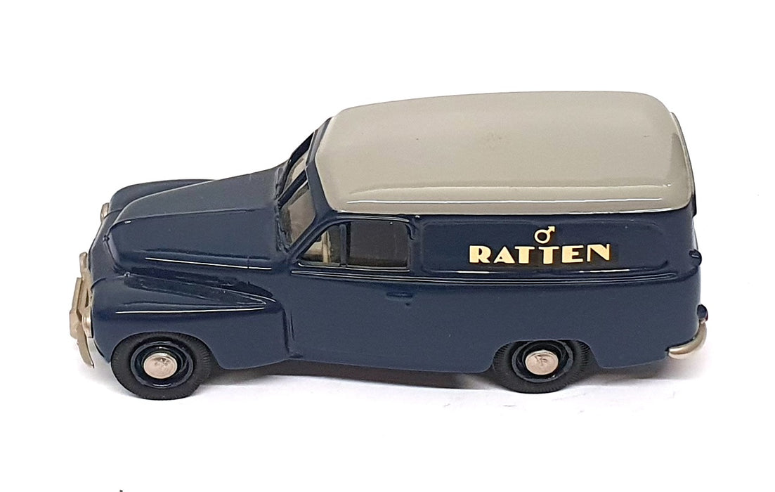 Rob Eddie 1/43 Scale No.8y - 1953 Volvo PV445 Van Ratten - Blue/Grey 1 Of 500