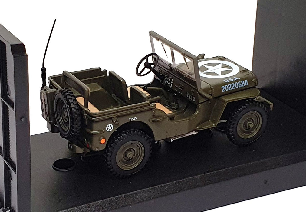 Cararama 1/43 Scale Diecast 00221 - Willys Jeep US Army - Green