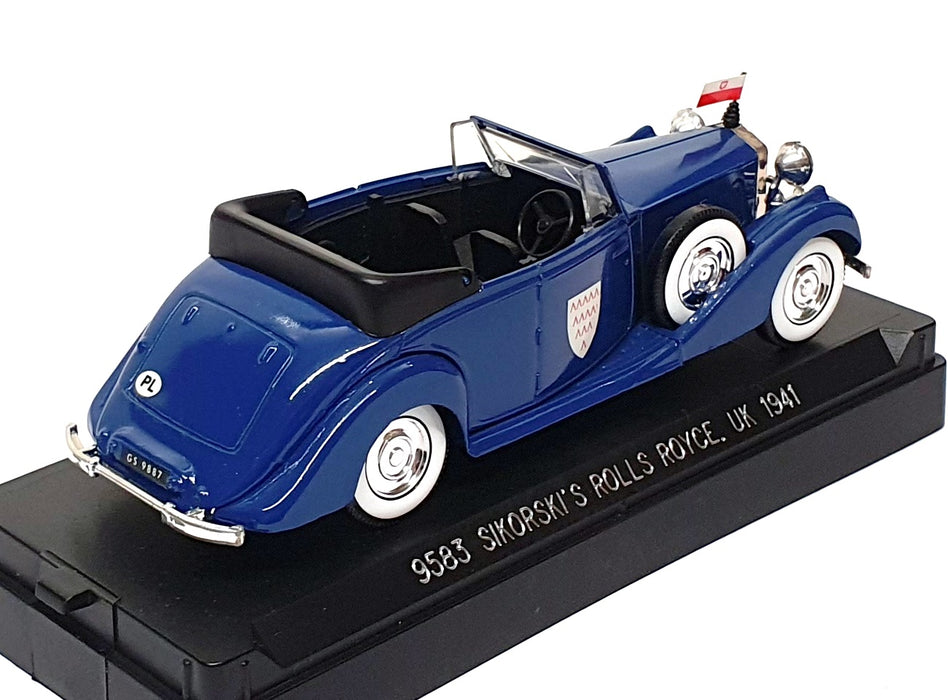 Solido 1/43 Scale Diecast 9583 - Sikorski's Rolls Royce UK 1941 - Blue