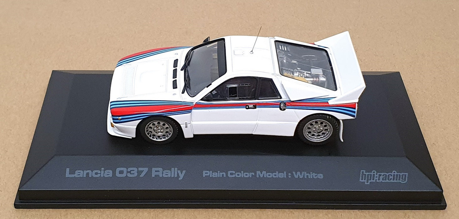 HPI Racing 1/43 Scale 8032 - Lancia 037 Rally - Plain Color Model White