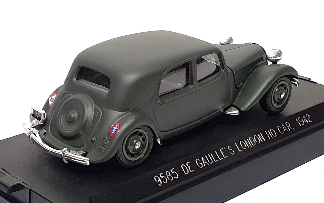 Solido 1/43 Scale 9585 - Citroen De Gaulle's London HQ Car 1942 - Matt Green
