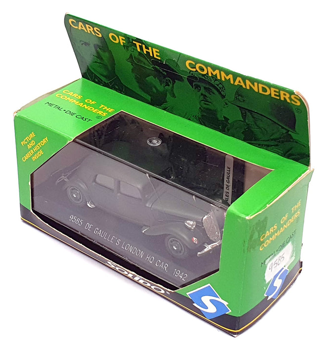 Solido 1/43 Scale 9585 - Citroen De Gaulle's London HQ Car 1942 - Matt Green