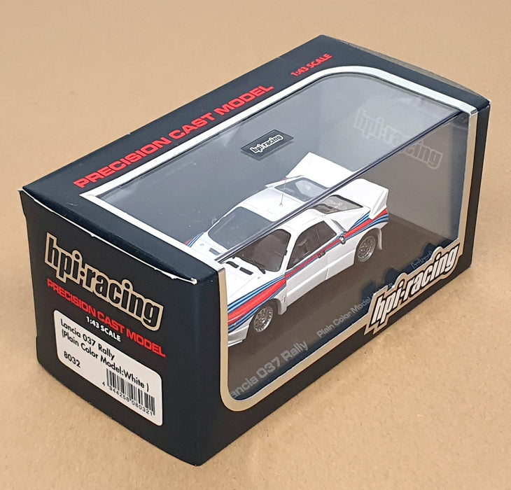 HPI Racing 1/43 Scale 8032 - Lancia 037 Rally - Plain Color Model White