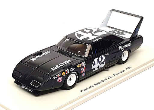 Spark 1/43 Scale S3596 - Plymouth Superbird #42 Riverside 1970 Dan Gurney