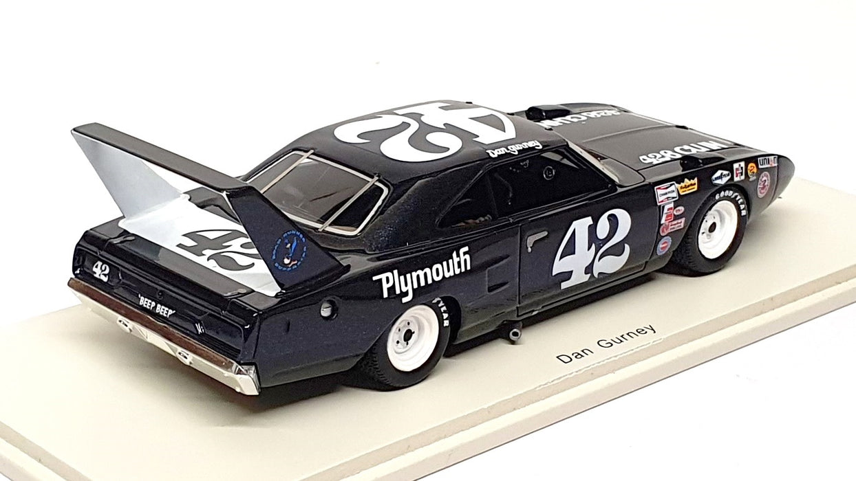 Spark 1/43 Scale S3596 - Plymouth Superbird #42 Riverside 1970 Dan Gurney
