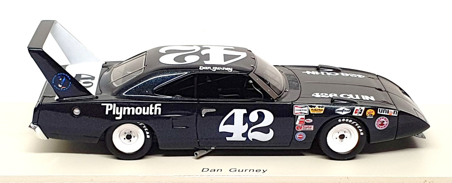 Spark 1/43 Scale S3596 - Plymouth Superbird #42 Riverside 1970 Dan Gurney