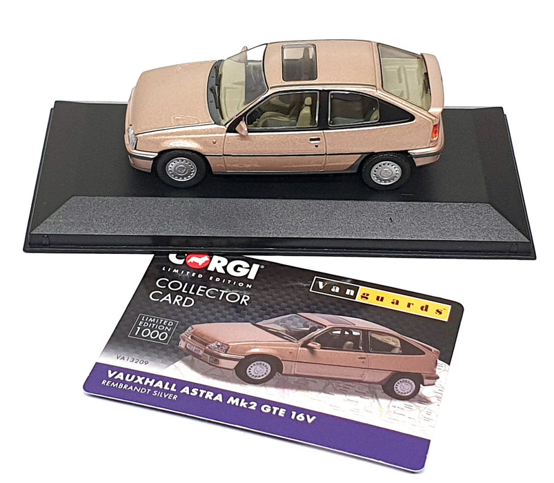 Vanguards 1/43 Scale VA13209 - Vauxhall Astra Mk2 GTE 16v - Rembrandt Silver