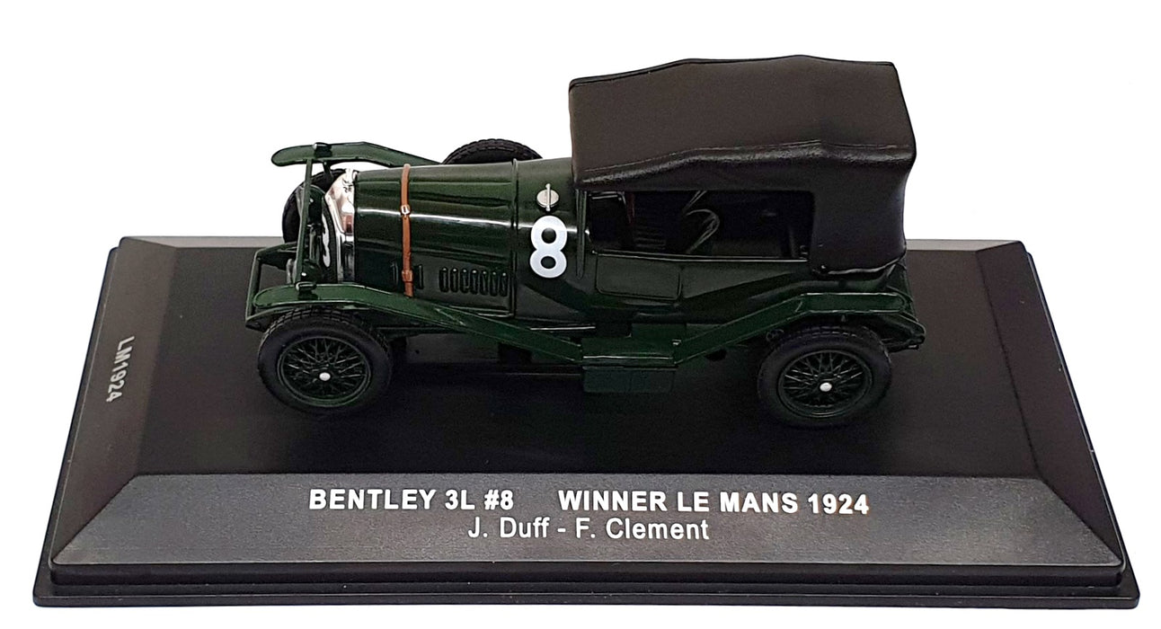 Ixo 1/43 Scale LM1924 - Bentley 3L #8 Winner Le Mans 1924 Duff/Clement