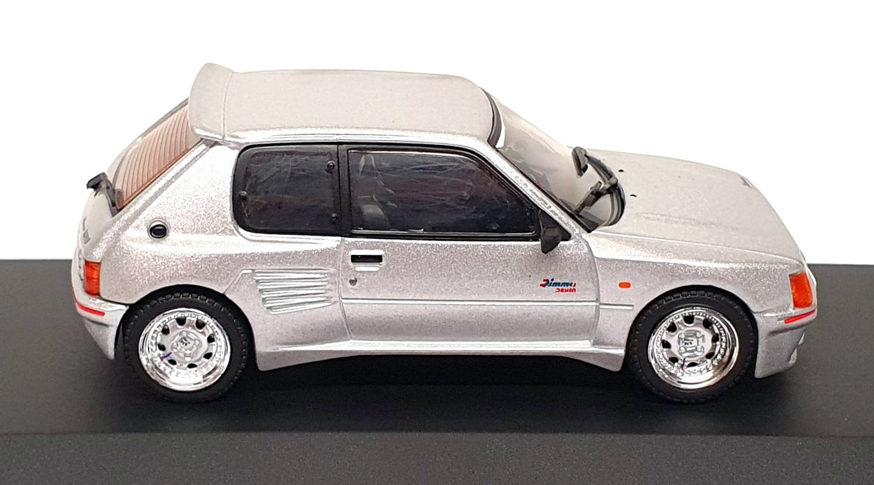 Solido 1/43 Scale S4310809 - Peugeot 205 GTI With Dimma Bodykit - Silver