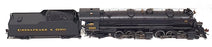Bachmann HO Scale 84803BAC - 1521 Locomotive & Chesapeake & Ohio Tender & System