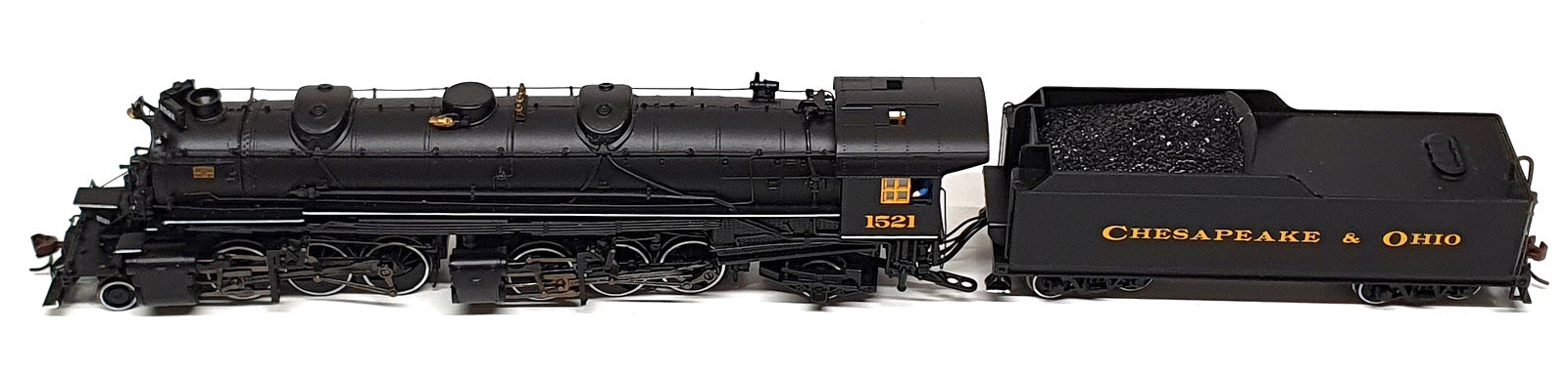 Bachmann HO Scale 84803BAC - 1521 Locomotive & Chesapeake & Ohio Tender & System