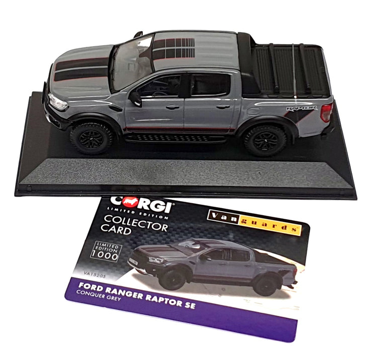 Vanguards 1/43 Scale VA15205 - Ford Ranger Raptor SE Truck - Conquer Grey