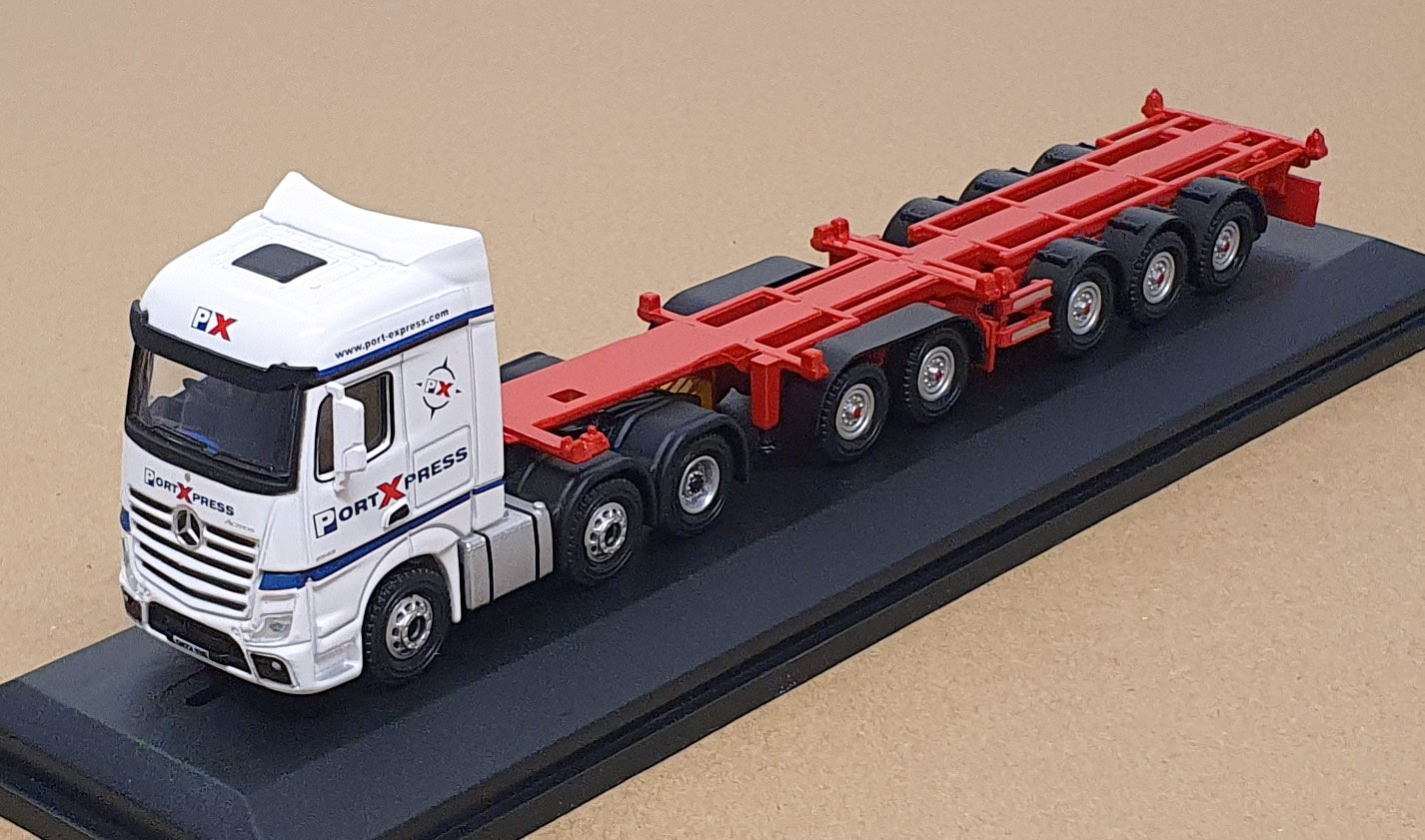 Oxford Diecast 1/76 Scale 76MB013 - Mercedes SSC D-Tec Combitrailer Port Express