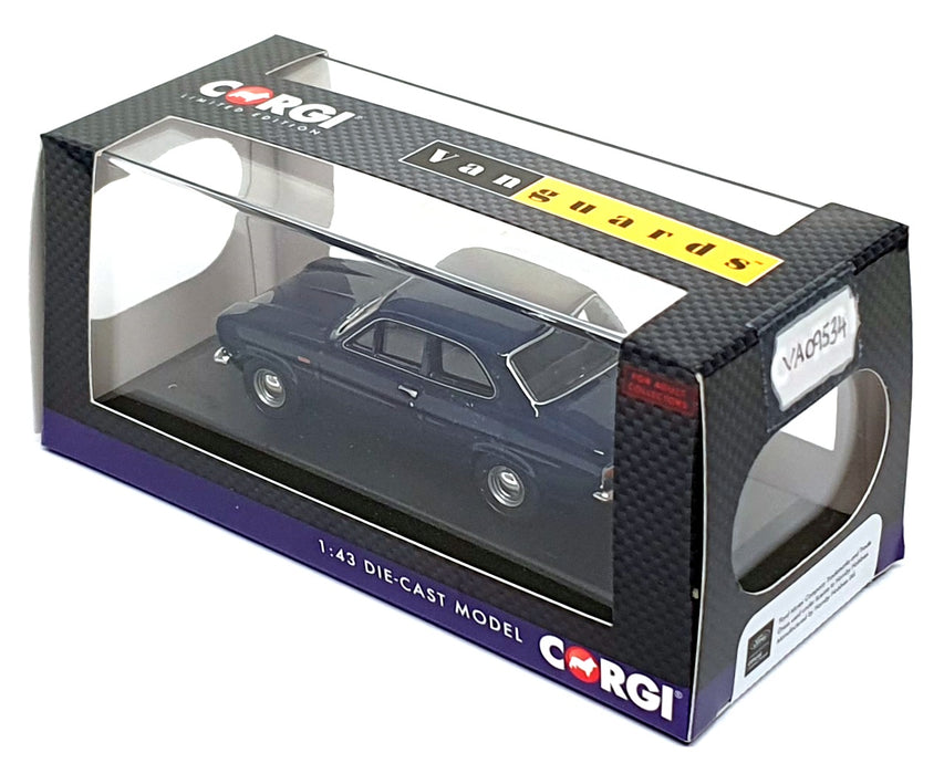 Vanguards 1/43 Scale VA09534 - Ford Escort Mk1 1300 GT - Marine Blue