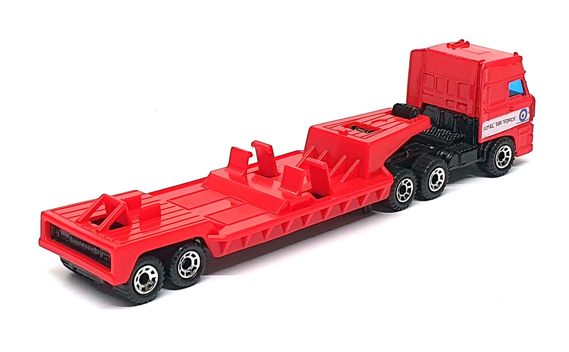 Matchbox Diecast CY 108/SB - DAF 3300 Truck & Low Bed Trailer RAF - Red