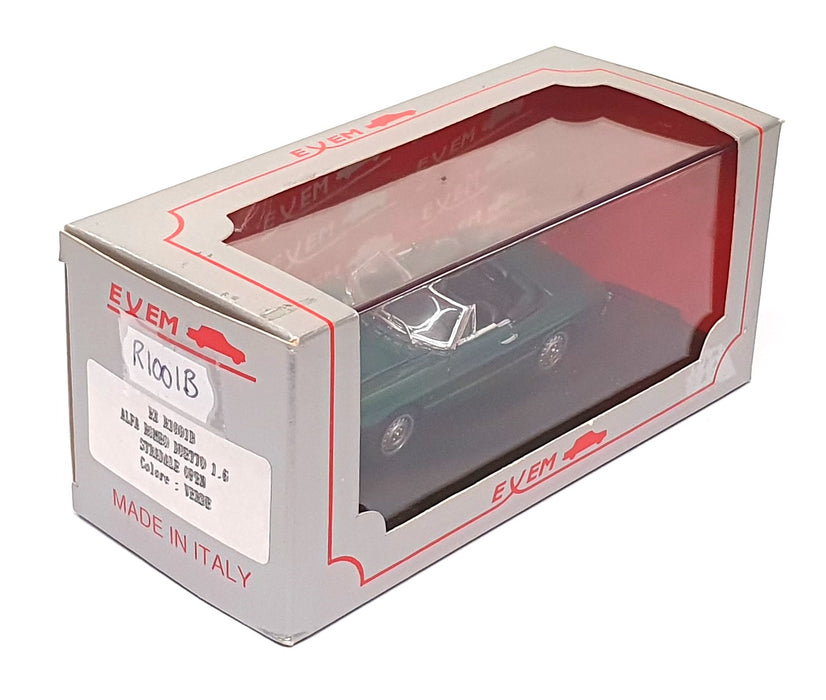 Exem 1/43 Scale R1001B - Alfa Romeo Duetto 1.6 Open - Green
