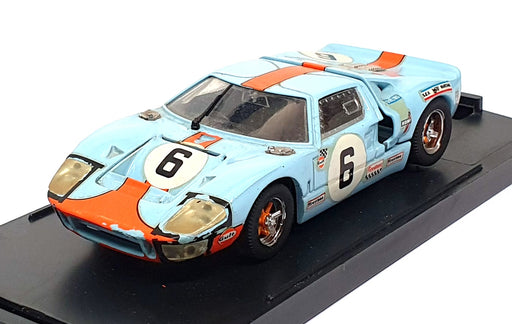 Bang 1/43 Scale 7074 - Ford GT40 #6 Winner Le Mans 1969 - Lt. Blue/Orange
