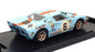 Bang 1/43 Scale 7074 - Ford GT40 #6 Winner Le Mans 1969 - Lt. Blue/Orange