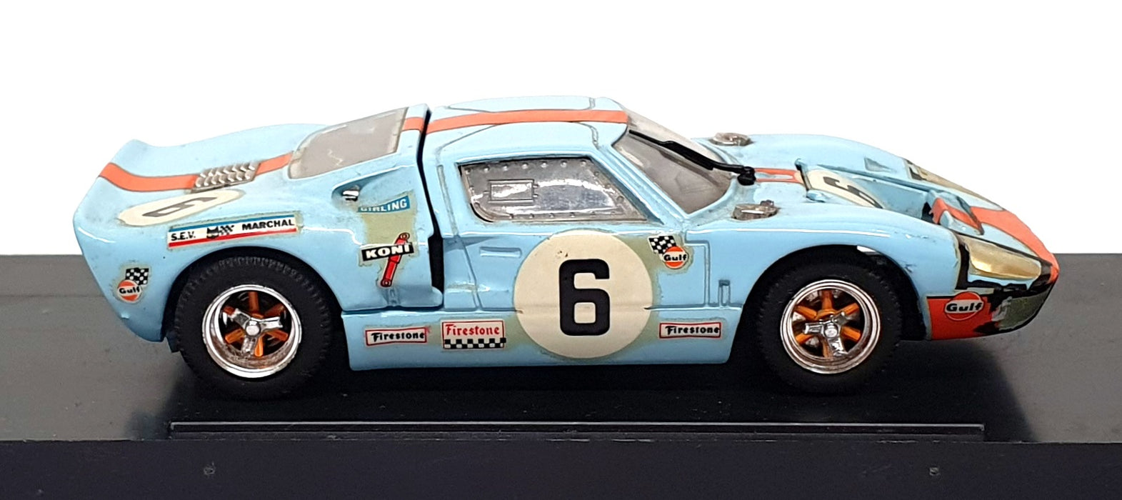 Bang 1/43 Scale 7074 - Ford GT40 #6 Winner Le Mans 1969 - Lt. Blue/Orange