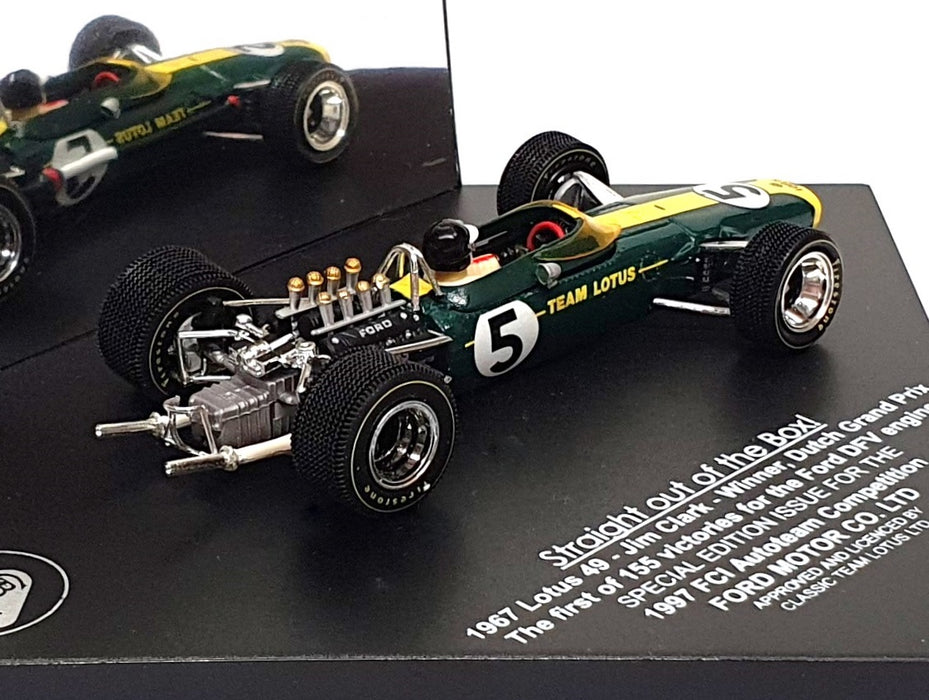 Quartzo 1/43 Scale 44001 - F1 Lotus 49 #5 1st Dutch GP 1967 Jim Clark