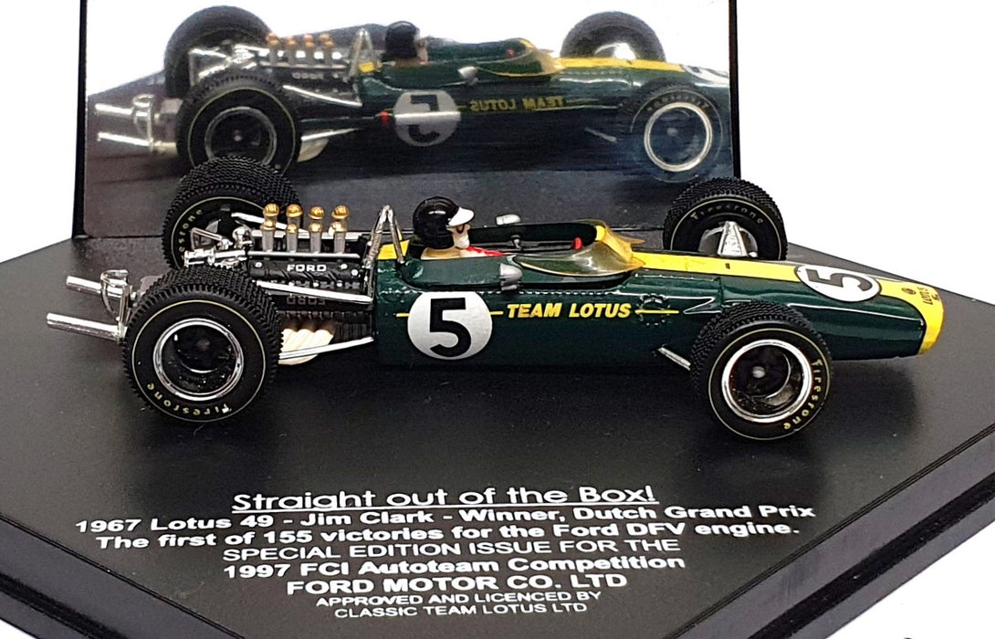Quartzo 1/43 Scale 44001 - F1 Lotus 49 #5 1st Dutch GP 1967 Jim Clark