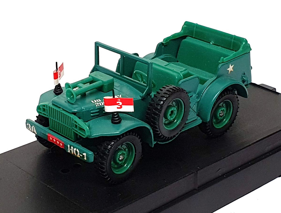 Solido 1/43 Scale 9588 - Jeep Patton's Command Car Europe 1945 - Green