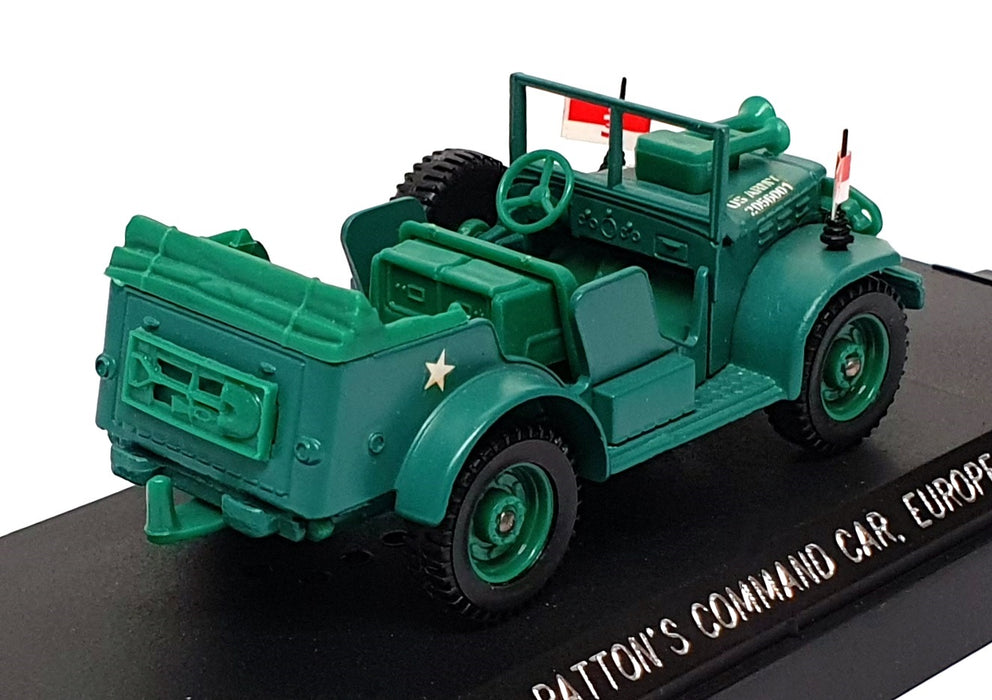 Solido 1/43 Scale 9588 - Jeep Patton's Command Car Europe 1945 - Green