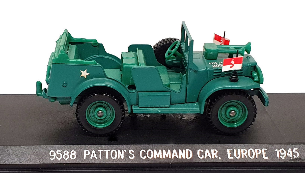 Solido 1/43 Scale 9588 - Jeep Patton's Command Car Europe 1945 - Green