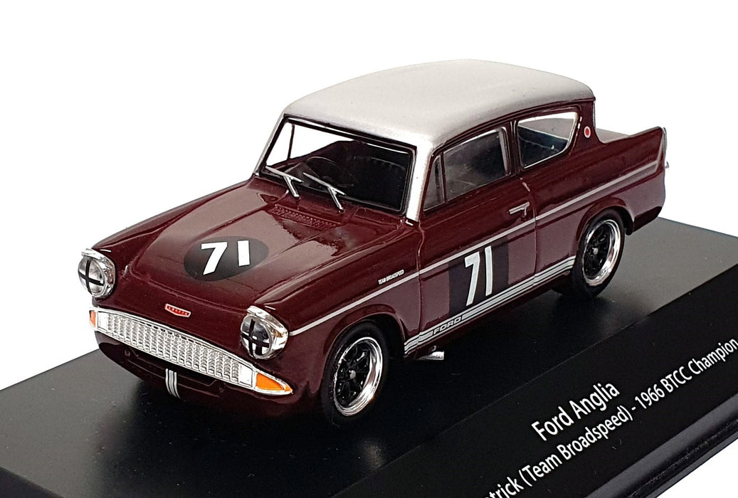 Atlas Editions 1/43 Scale 4 672 130 - Ford Anglia 1966 BTCC Champion Fitzpatrick