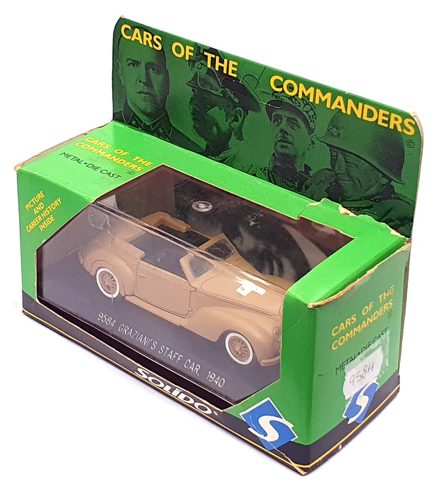 Solido 1/43 Scale 9584 - Alfa Romeo Graziani's Staff Car 1940 - Matt Beige