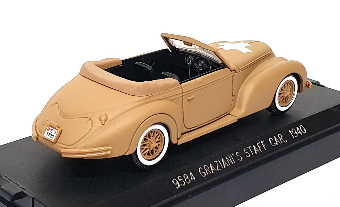 Solido 1/43 Scale 9584 - Alfa Romeo Graziani's Staff Car 1940 - Matt Beige