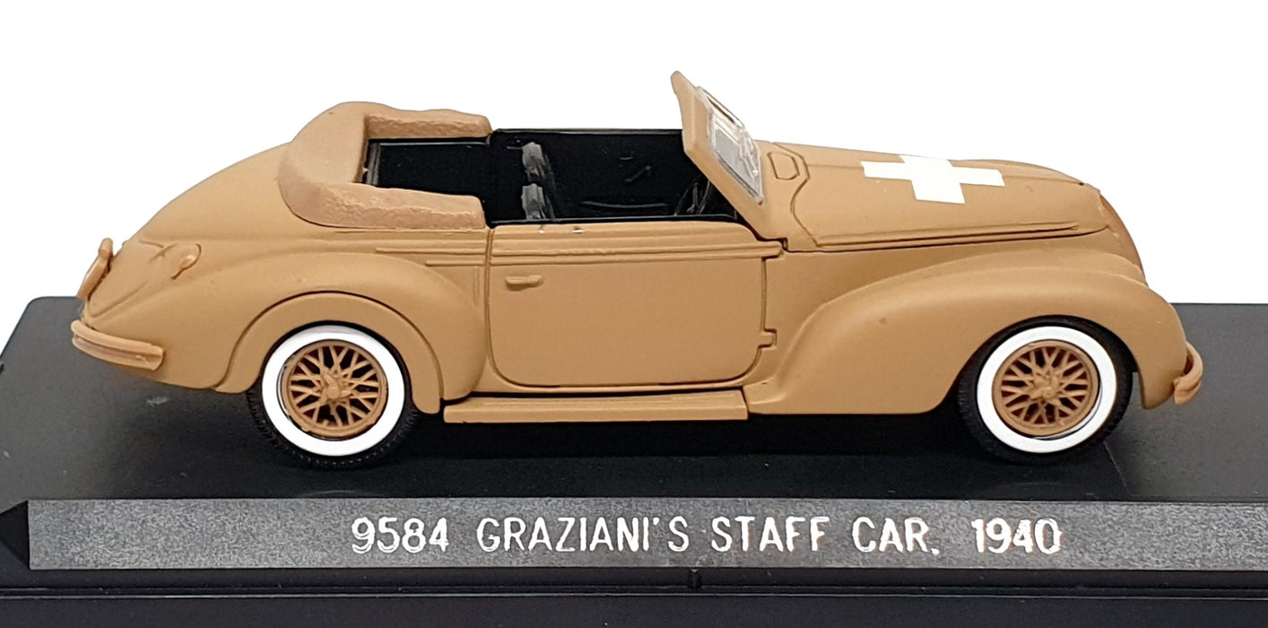 Solido 1/43 Scale 9584 - Alfa Romeo Graziani's Staff Car 1940 - Matt Beige