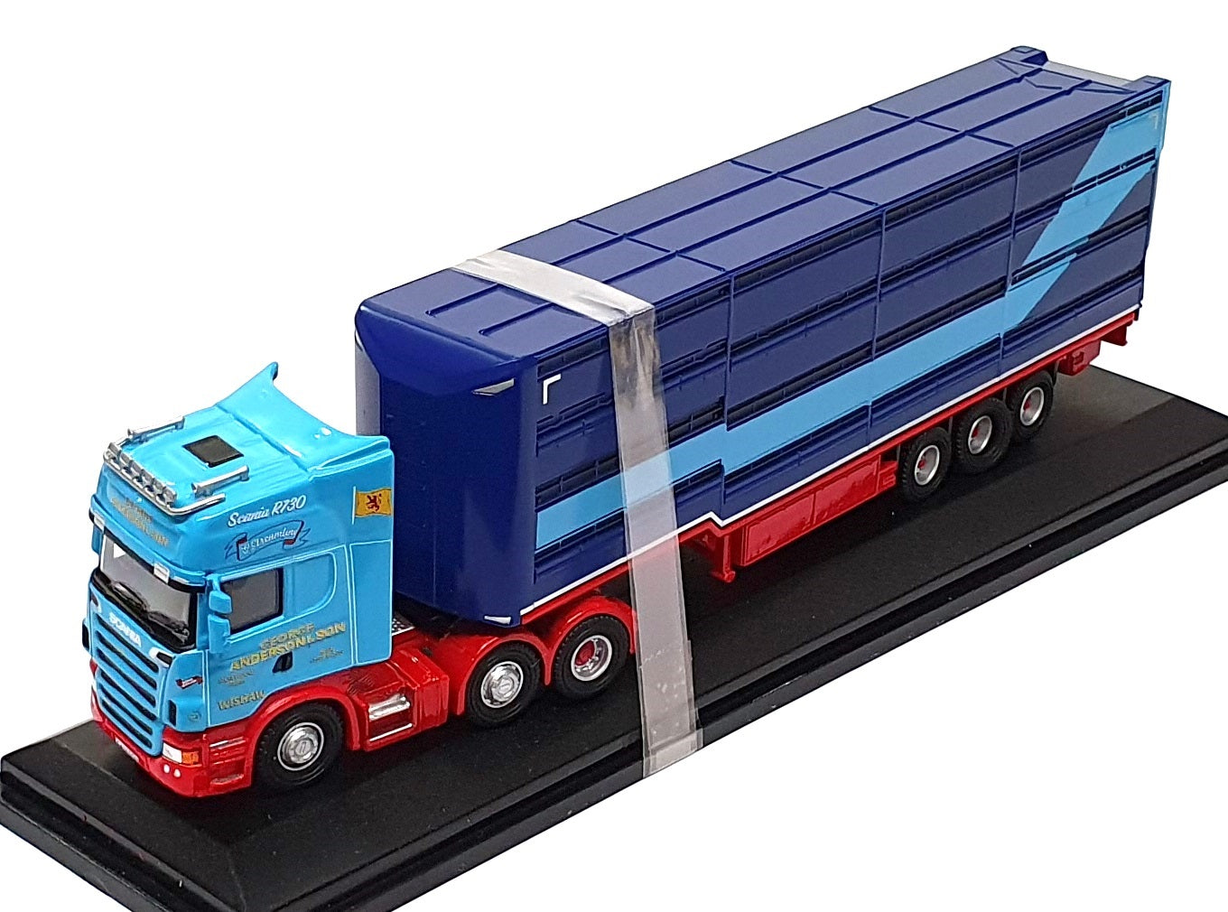 Oxford 1/76 Scale 76SCA01LT Scania Houghton Professional Livestock Transporter