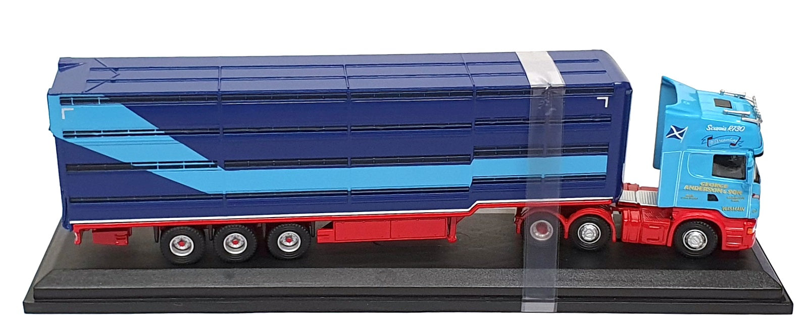 Oxford 1/76 Scale 76SCA01LT Scania Houghton Professional Livestock Transporter