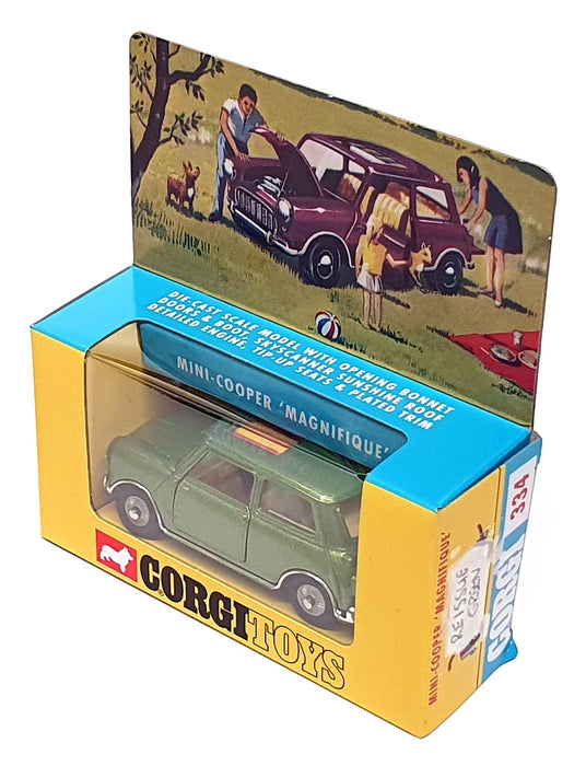 Corgi Toys Reissue 334 CD54321035 - Mini Cooper Magnifique - Green