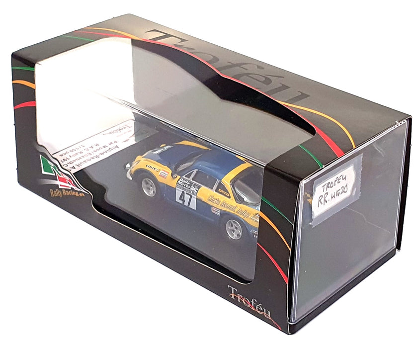 Trofeu 1/43 Scale RR.uk20 - Alpine Renault A110 #47 RAC Rally 1973 Moss/Crellin