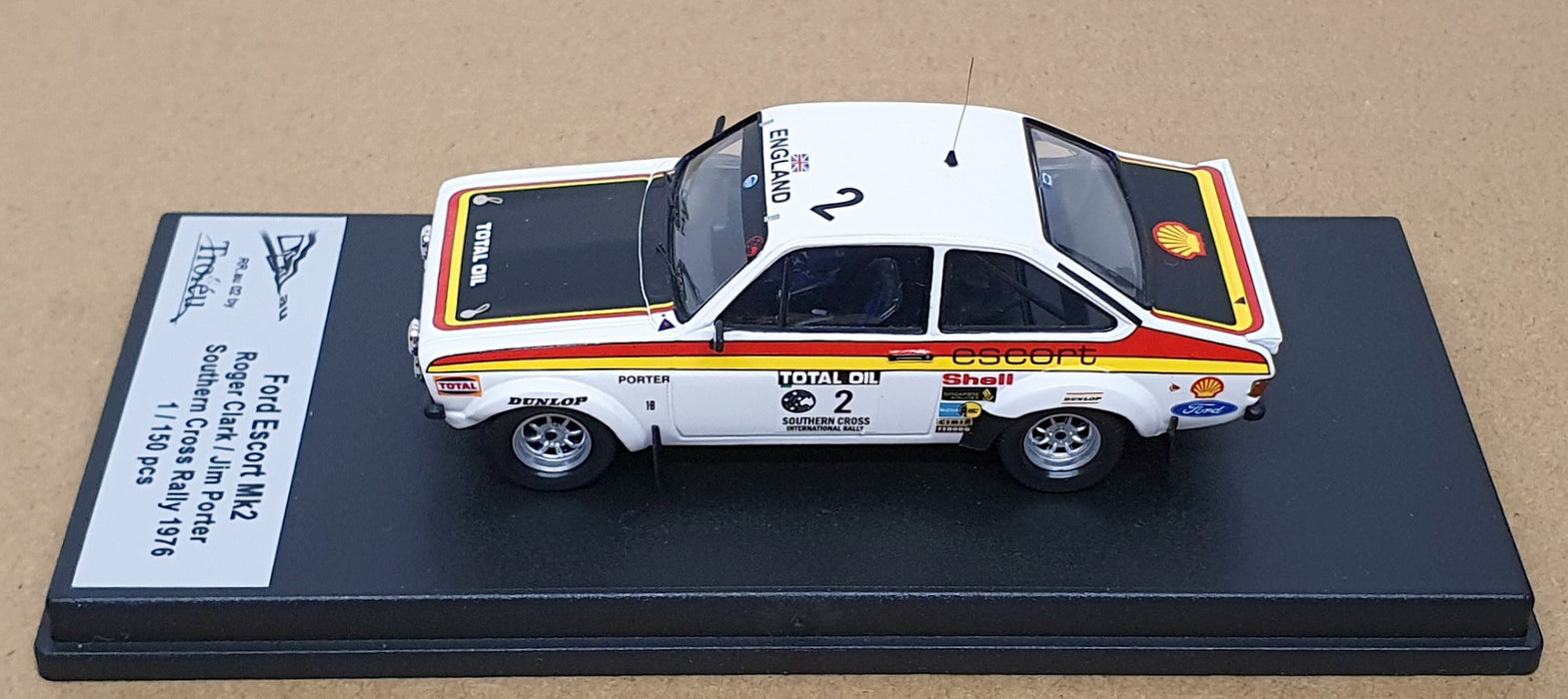 Trofeu 1/43 Scale RR.au02 - Ford Escort Mk2 #2 S. Cross Rally 1976 Clark/Porter