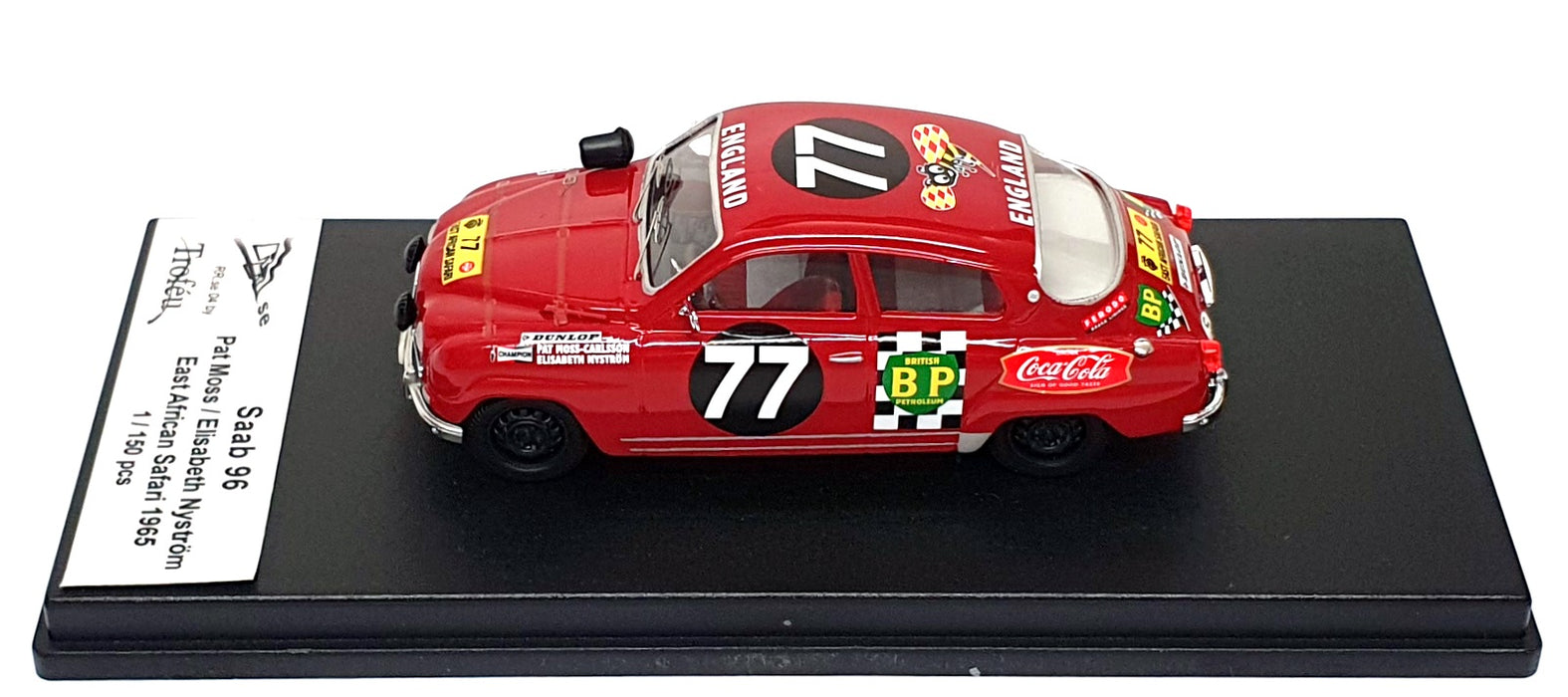 Trofeu 1/43 Scale RR.se04 - Saab 96 #77 East African Safari 1965 Moss/Nystrom