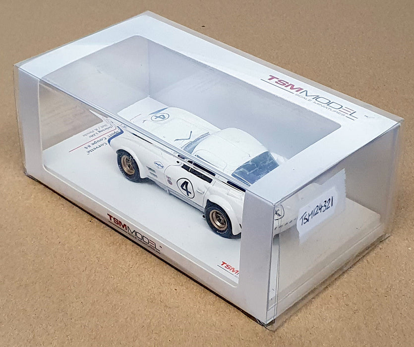 TSM 1/43 Scale TSM124321 - 1964 Chevrolet Corvette #4 12h Sebring Hall/Penske