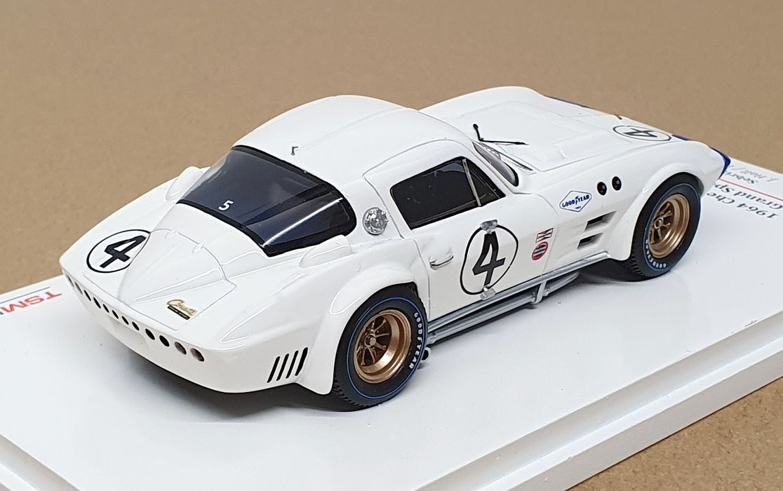 TSM 1/43 Scale TSM124321 - 1964 Chevrolet Corvette #4 12h Sebring Hall/Penske