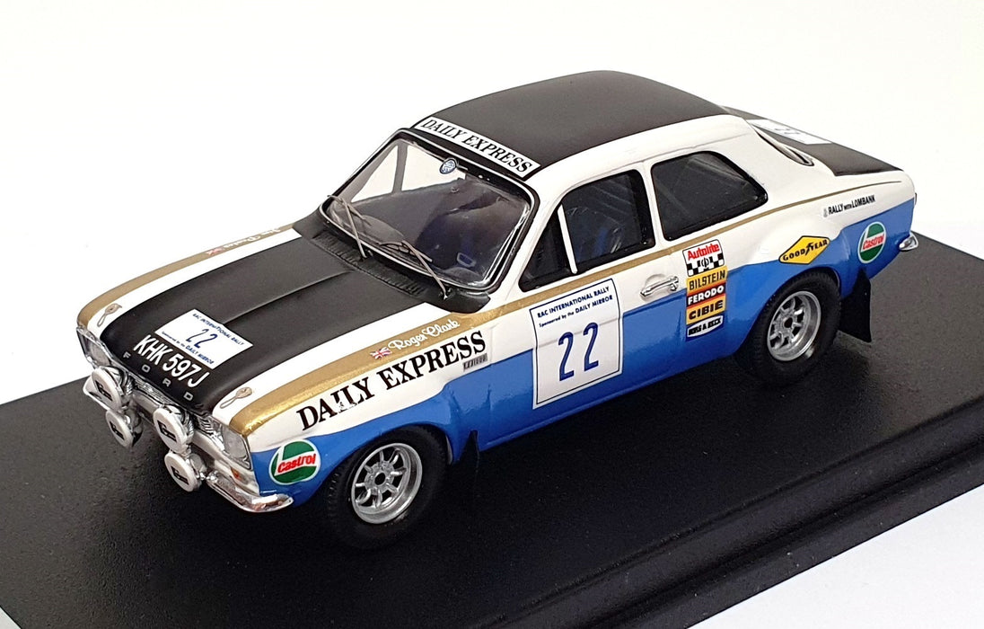 Trofeu 1/43 Scale RR.uk63 - Ford Escort Mk1 #22 RAC Rally 1970 Clark/Porter